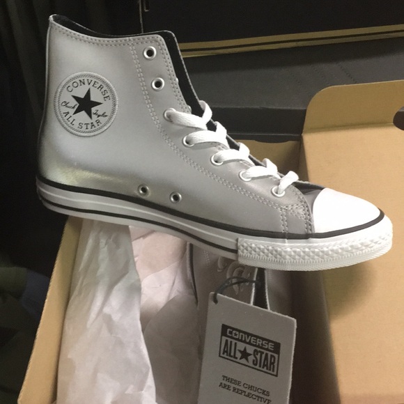 reflective converse shoes